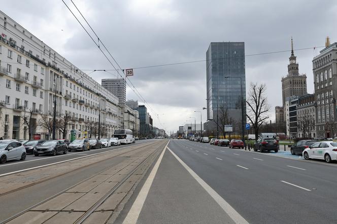 Będzie bardziej zielono ale węziej na Marszałkowskiej. Tramwajarze i drogowcy łączą siły 