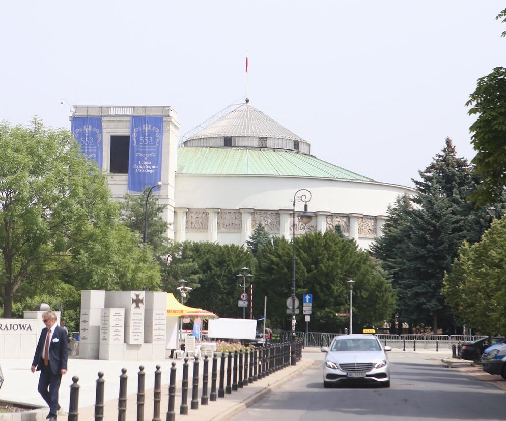 Sejm głosowanie posiedzenie ul.Wiejska Warszawa