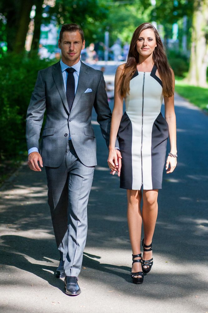 Celia Jaunat i Grzegorz Krychowiak