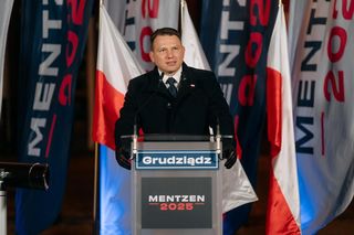 Sławomir Mentzen w Grudziądzu. Na spotkaniu sporo młodych osób