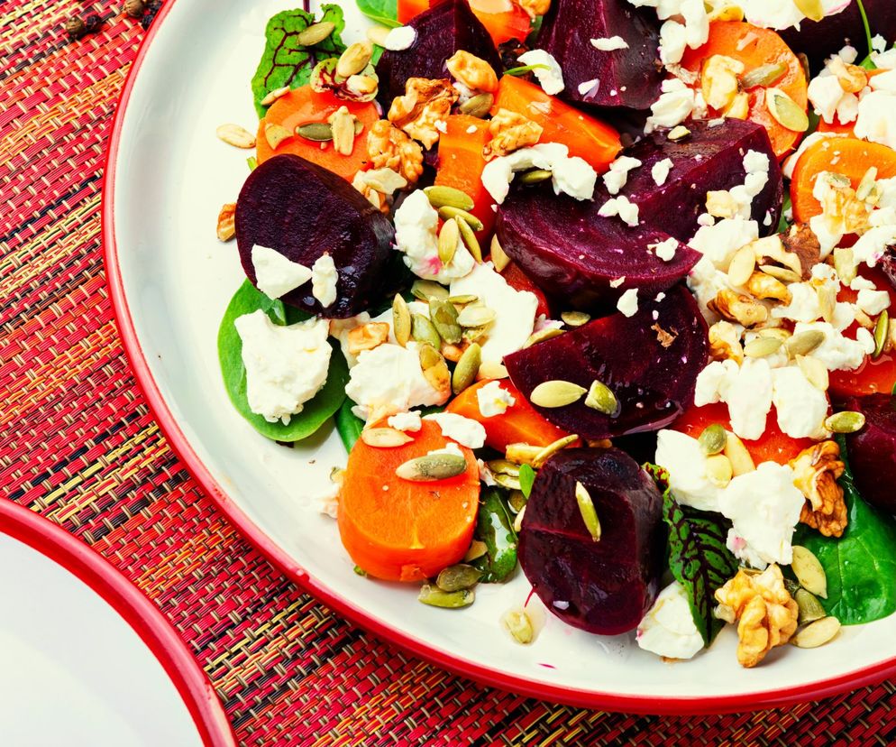 Sałatka z pieczonym burakiem