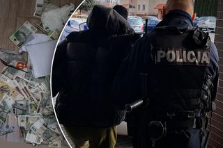 Oszust na policjanta w rękach funkcjonariuszy! Chciał wyłudzić od seniorki aż 100 tys. zł