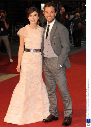 Jude Law i Keira Knightley - premiera Anna Karenina