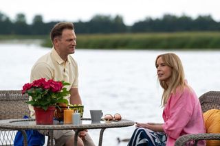 Barwy szczęścia odc. 3121. Łukasz (Michał Rolnicki), Agnieszka (Katarzyna Tlałka)