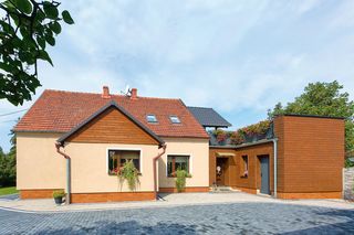 Poddasze z tarasem - przebudowa domu z 1939 roku