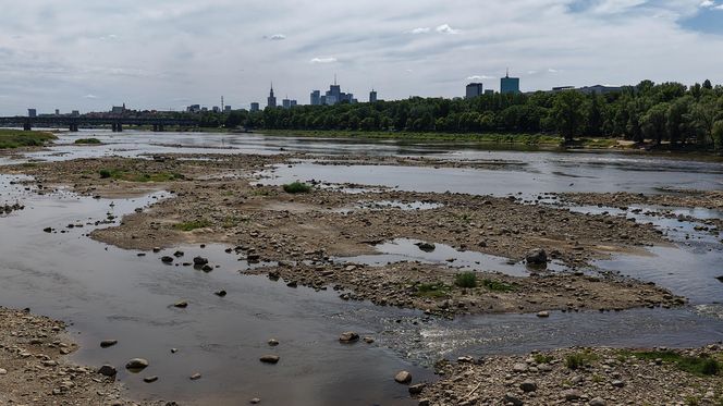 Warszawa. Rekordowy stan wody w Wiśle