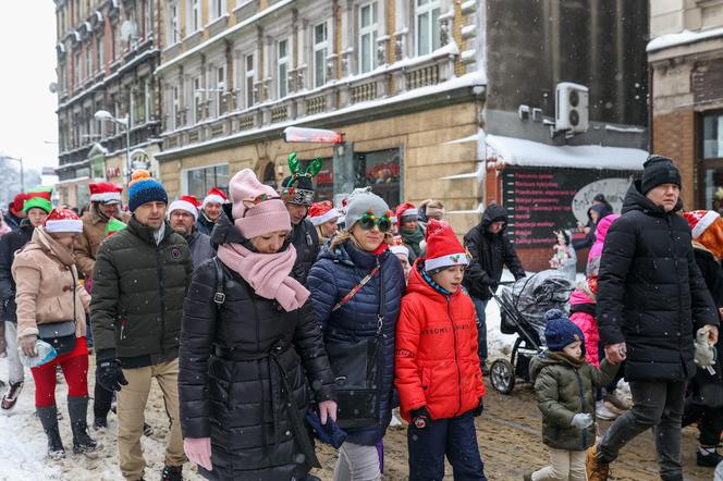 Parada w Mikołajów w Chorzowie na koniec Mikołajowego Festiwalu Czekolady z... owadami