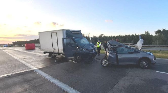 Wypadek s17 woj lubelskim