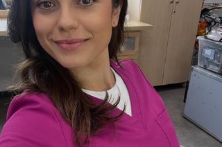 M jak miłość nowy sezon po wakacjach. Kasia (Paulina Lasota) na planie