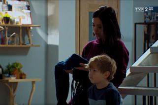 M jak miłość, odc. 1514. Iza (Adriana Kalska), Szymek (Staś Szczypiński)