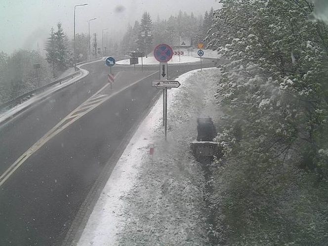 Śnieżyca w Małopolsce. Atak zimy w połowie maja!