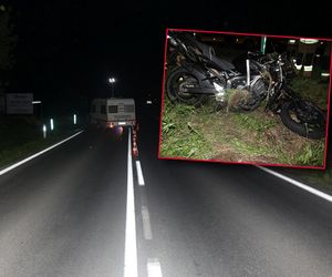 Tragiczny koniec majówki. Motocyklista nie żyje