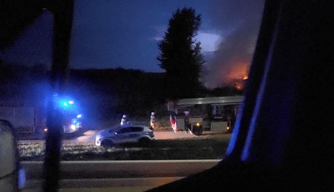 Pożar pustostanu w Rzeszowie [GALERIA]
