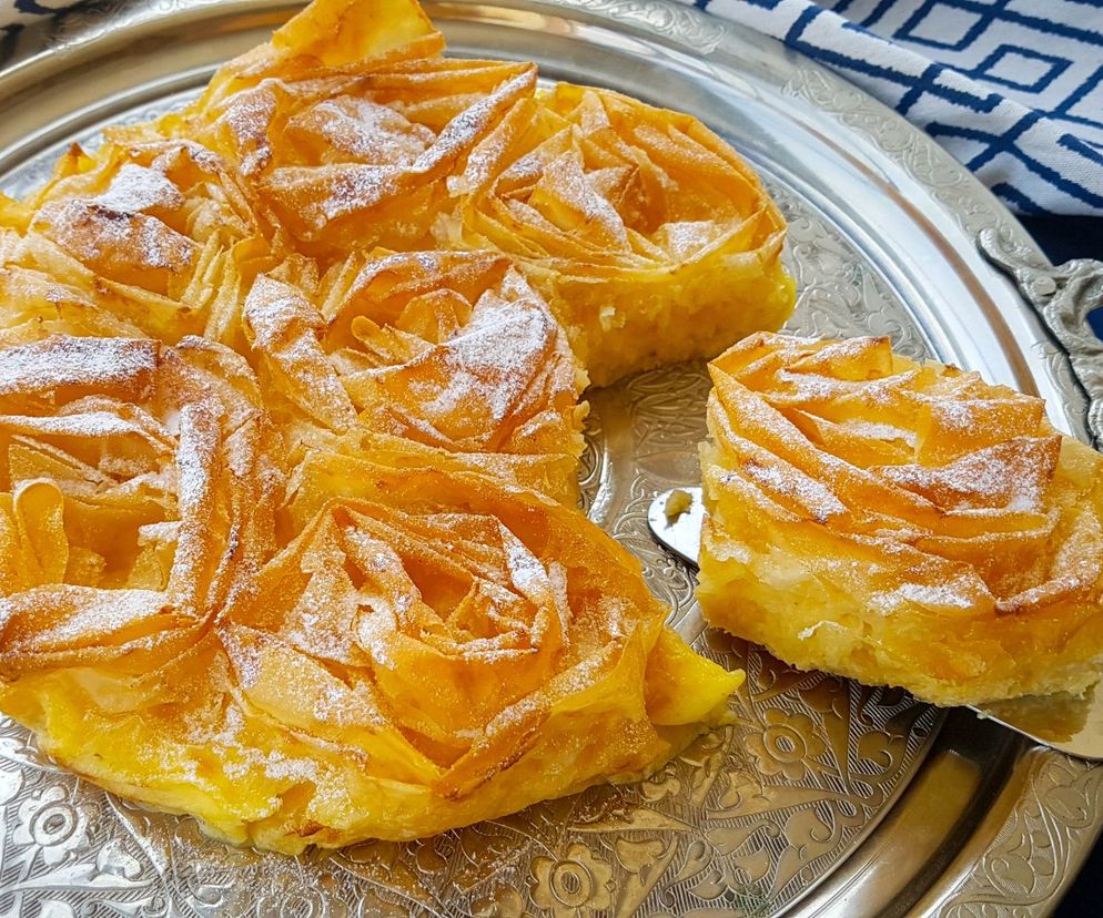 Potargane ciasto mleczne