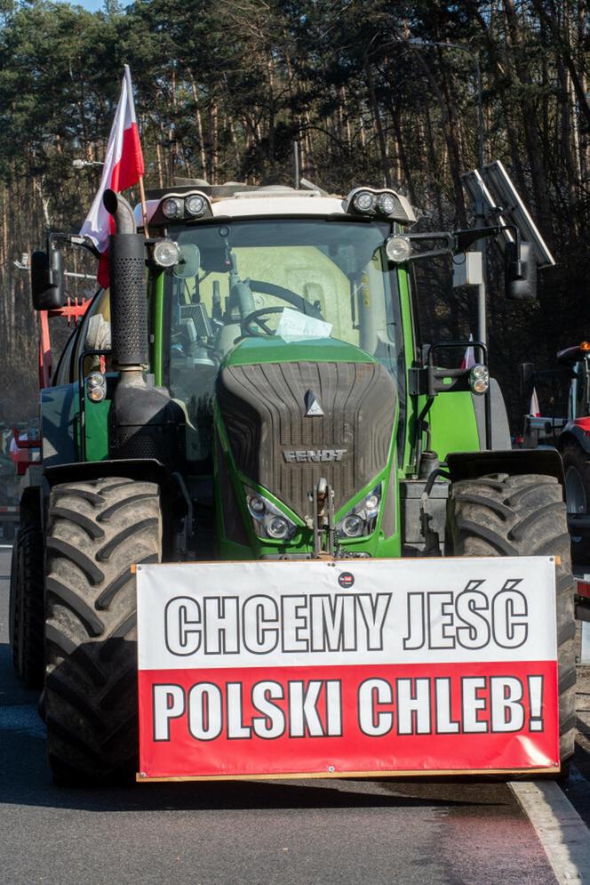 Protest rolników 20.03.2024. Utrudnienia na autostradzie A2