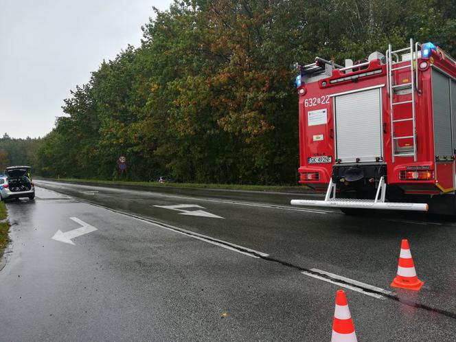 Wypadek z udziałem radiowozu w Tarnowskich Górach