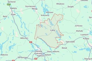 To najbiedniejsze gminy woj. warmińsko-mazurskiego. Tam dochody na mieszkańca są najniższe