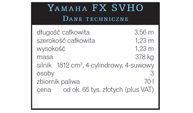 Yamaha FX SVHO - Turboadrenalina!