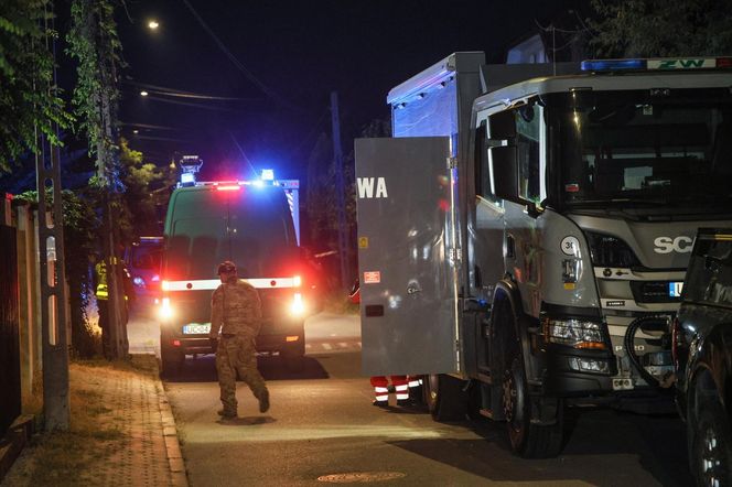 Ewakuacja mieszkańców w Rembertowie (7.09.2025)