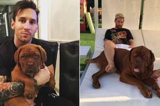 Leo Messi i jego pies
