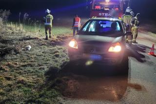 Iwanowice. Niepełnosprawny na wózku potrącony przez samochód. Ważny apel strażaków