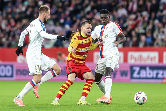 Górnik Zabrze - Jagiellonia Białystok, zdjęcia kibiców i zawodników z meczu 13. kolejki PKO BP Ekstraklasy
