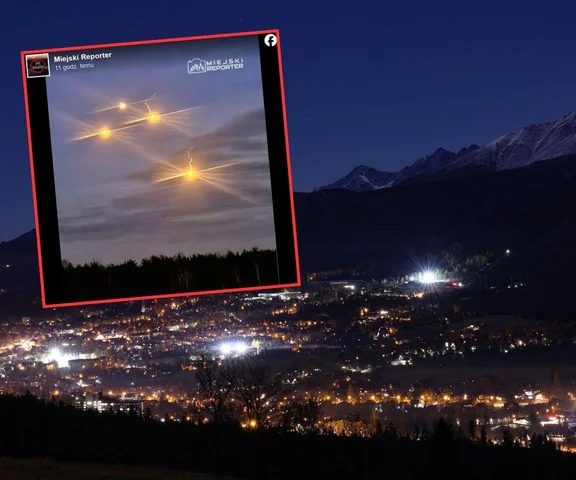 Tajemnicze punkty świetlne na polskim niebie. Wiadomo, co to mogło być
