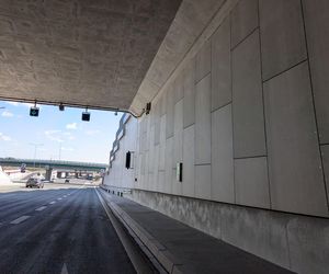 Prace serwisowe w tunelu na obwodnicy Krakowa
