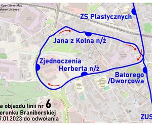 Zmiany w kursowaniu MZK w Zielonej Górze, styczeń 2023