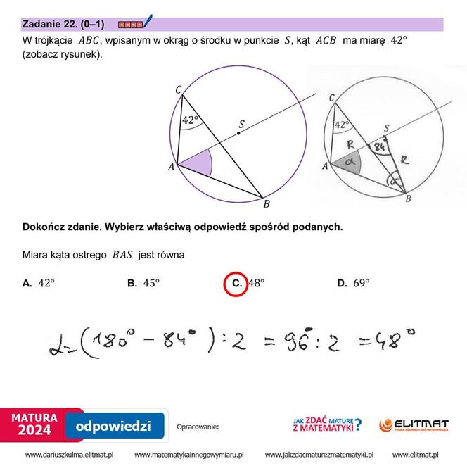 Matura 2024: matematyka. Arkusze CKE i odpowiedzi. Poziom podstawowy [Formuła 2023]