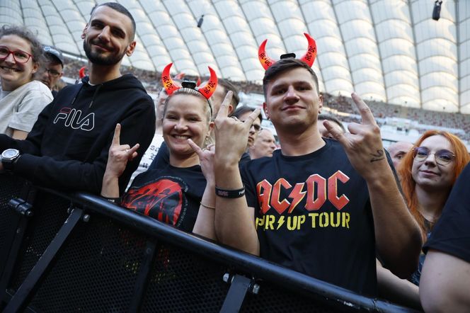 Koncert AC/DC w Warszawie (4.07.2025) - część druga. Organizatorem koncertu jest Live Nation