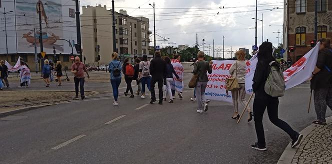 Strajk MOPS Łódź 8.07