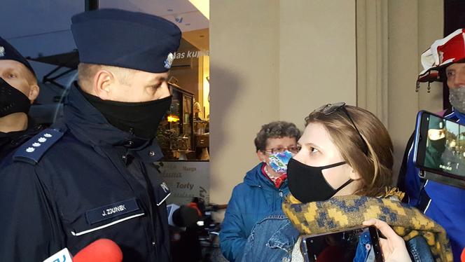 Protest na ul. Gdańskiej w Bydgoszczy. Interweniowała policja [WIDEO, ZDJĘCIA]