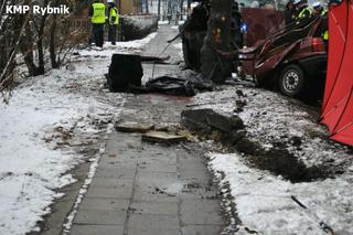 Tragiczny wypadek w Rybniku. Zginął 21-letni kierowca