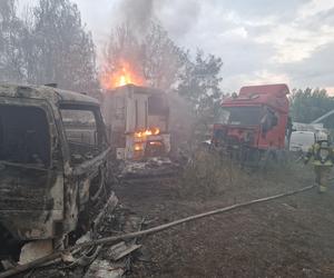 Gigantyczny pożar w Zabrzu. Paliły się niebezpieczne odpady