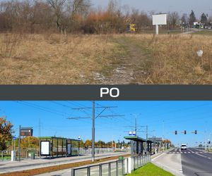 Tak budowano pierwszy etap trasy tramwajowej na Naramowice