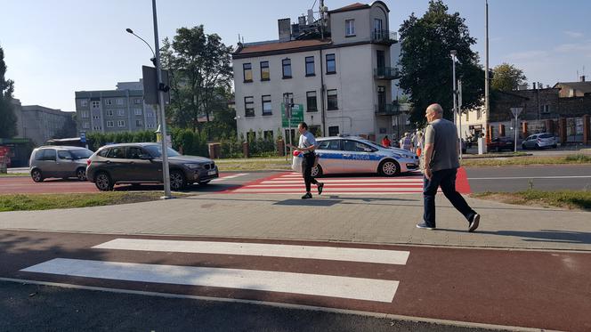 Aktywne przejście dla pieszych w Sosnowcu