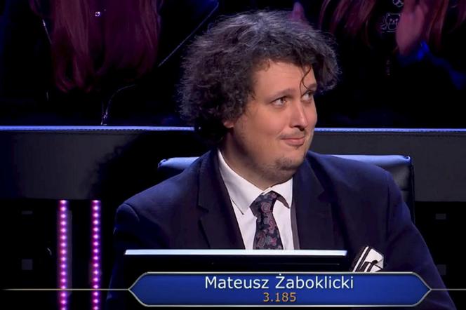 To on wygrał główną nagrodę w "Milionerach". Kim jest Mateusz Żaboklicki?