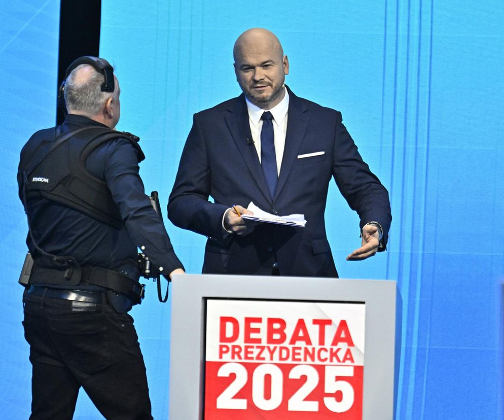 Ostatnie chwile przed debatą kandydatów