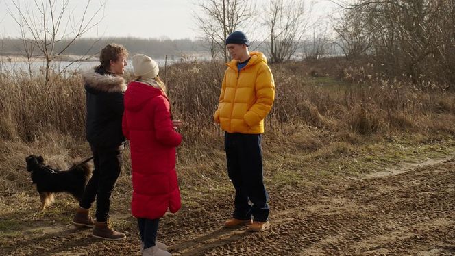 	M jak miłość odc. 1861. Basia (Karina Woźniak), Kacper (Bartosz Ziewiec), Michał (Igor Pawłowski)