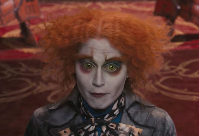 Johnny Depp jako Kapelusznik w filmie "Alicja w Krainie Czarów"