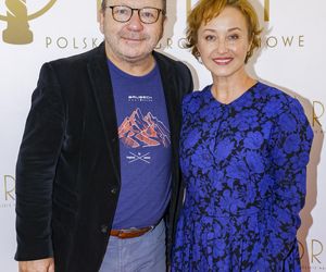 Gabriela Muskala Zbigniew Zamachowski jadą metrem