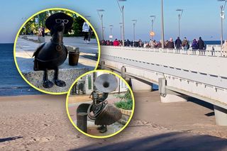 Skrzydlata gra w chowanego. Niezwykłe rzeźby, które podbijają serca turystów w nadmorskim kurorcie