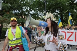 Ogromna manifestacja wdzięczności Ukraińców. „Przyjaciele, dziękujemy”