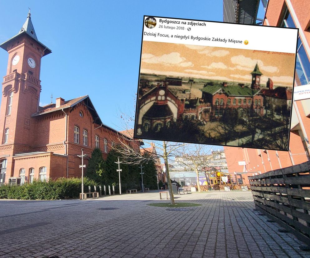 Kiedyś były tu Bydgoskie Zakłady Mięsne, teraz jest popularna galeria handlowa! Mało kto już o tym pamięta