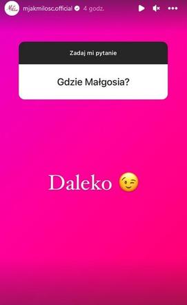 M jak miłość. Gdzie jest Małgosia?