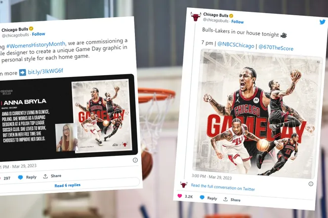 Graficzka Śląska Wrocław doceniona w... NBA! Wykonała grafikę dla Chicago Bulls. Zobaczcie prace artystki!