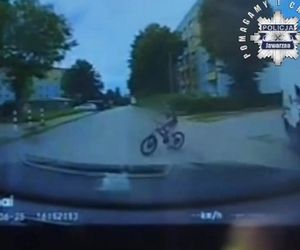 7-latek na rowerze wjechał pod samochód! Dziecko było bez opieki