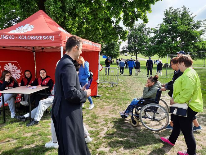 Punkt rejestracji grup pielgrzymkowych 