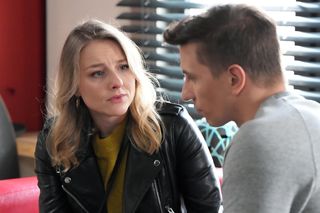 Barwy szczęścia, odc. 3178. Tomasz (Jakub Sokołowski), Grażyna (Kinga Suchan)